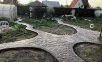 Бетон для дорожек и площадок на загородном участке