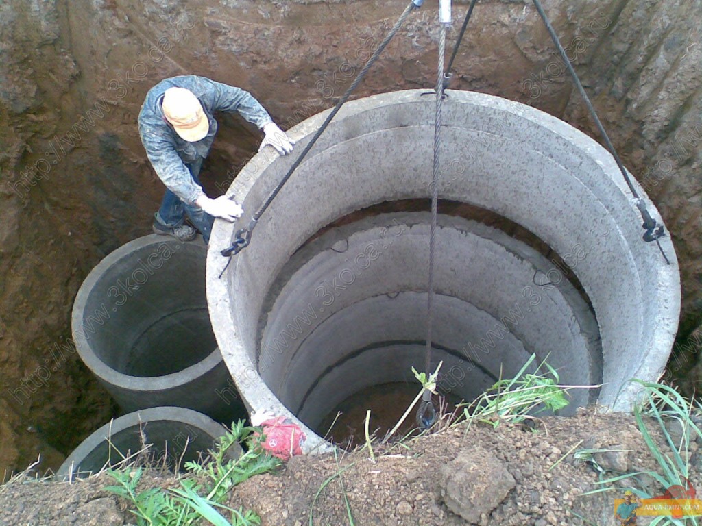 бетонных колец канализации
